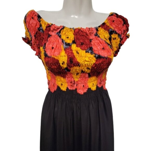 Off Shoulder Floral Dress Summer Dress- Size XS/S - Picture 2 of 15